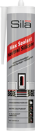 Sila PRO Max Sealant Neutral Silicone, силиконовый нейтральный герметик, белый, 290 мл