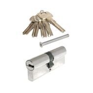 Цилиндр ключ/ключ (35+40) для противопожарных дверей, хром